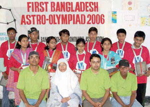 Winner of Astro-Olympiad 2006 at Sylhet