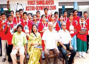 Winner of Astro-Olympiad 2006 at Chittagong