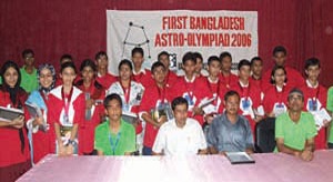 Winner of Astro-Olympiad 2006 at Khulna