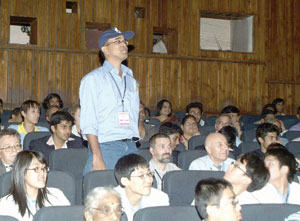 Bangladeshi delegates at opening ceremony.