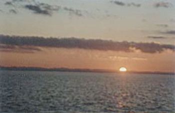 The first sunrise of 2001.